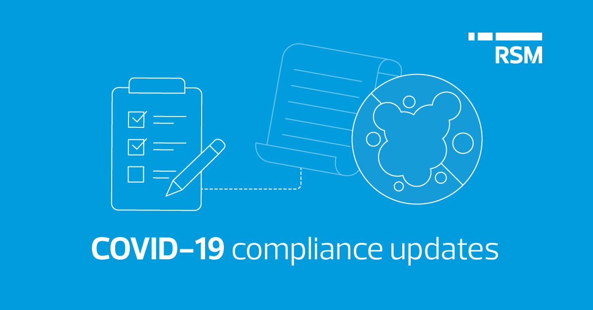 COVID-19 regulatory compliance updates