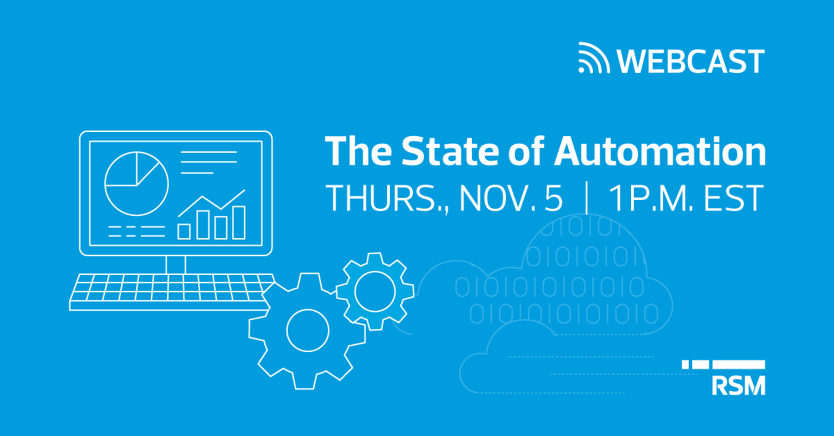 The state of automation
